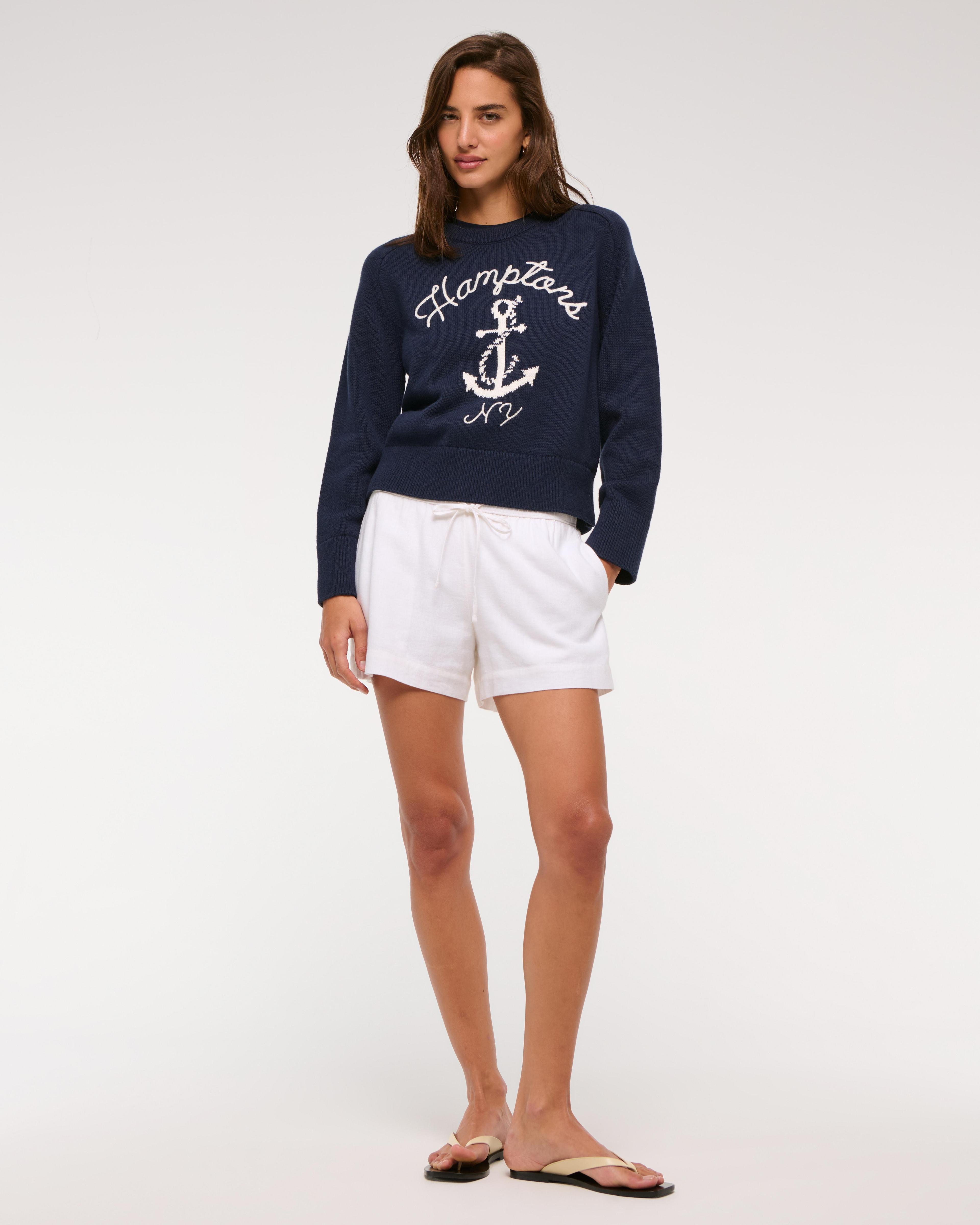 The A&F Madeline NYC Crew Sweater Product Image