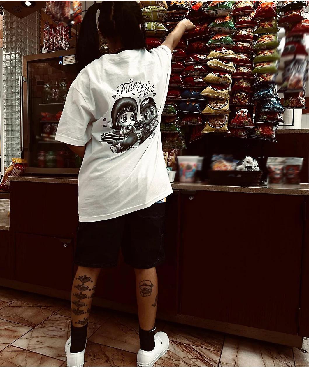 DGK Fool For You White T-Shirt Product Image