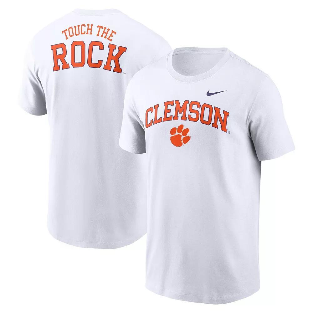Men's Nike White Clemson Tigers Blitz 2-Hit T-Shirt,  Product Image