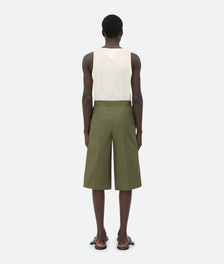Men's Compact Cotton Shorts in Thyme Product Image