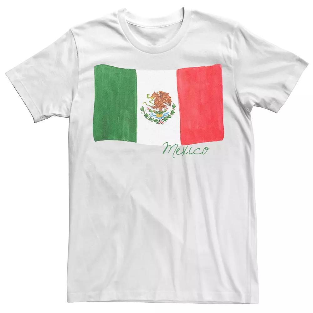 Men's HHM Mexico Flag Watercolor Tee,  Product Image