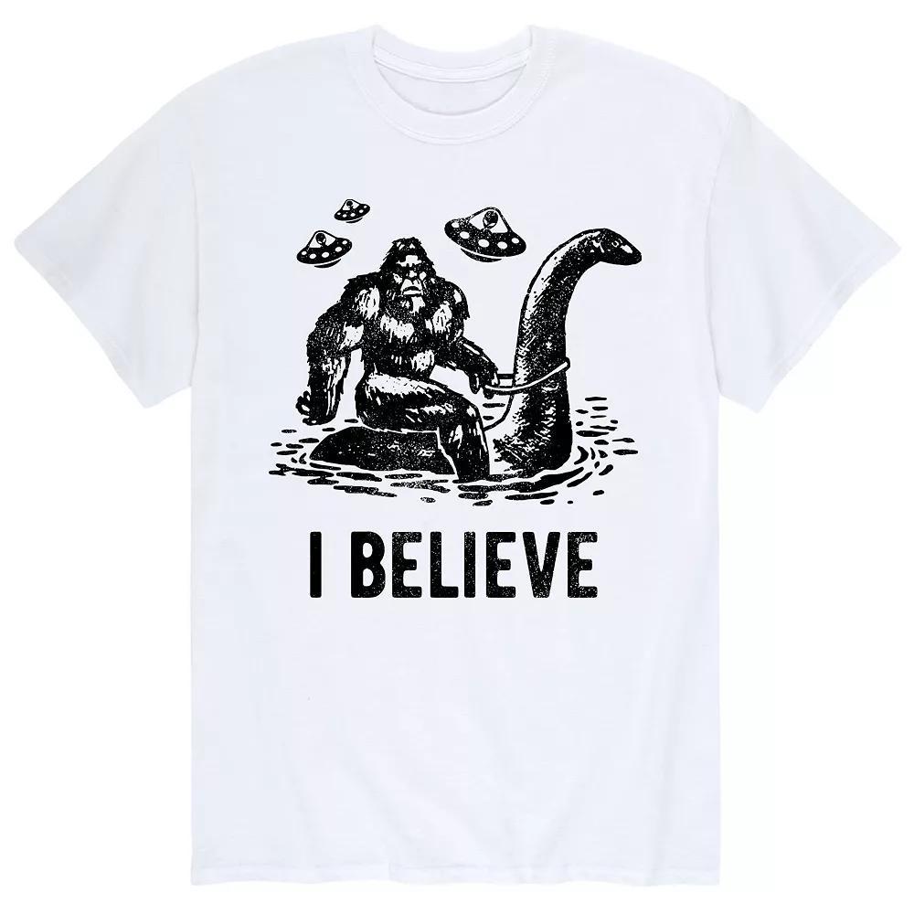 Men's I Believe Tee, Size: Small, White Product Image