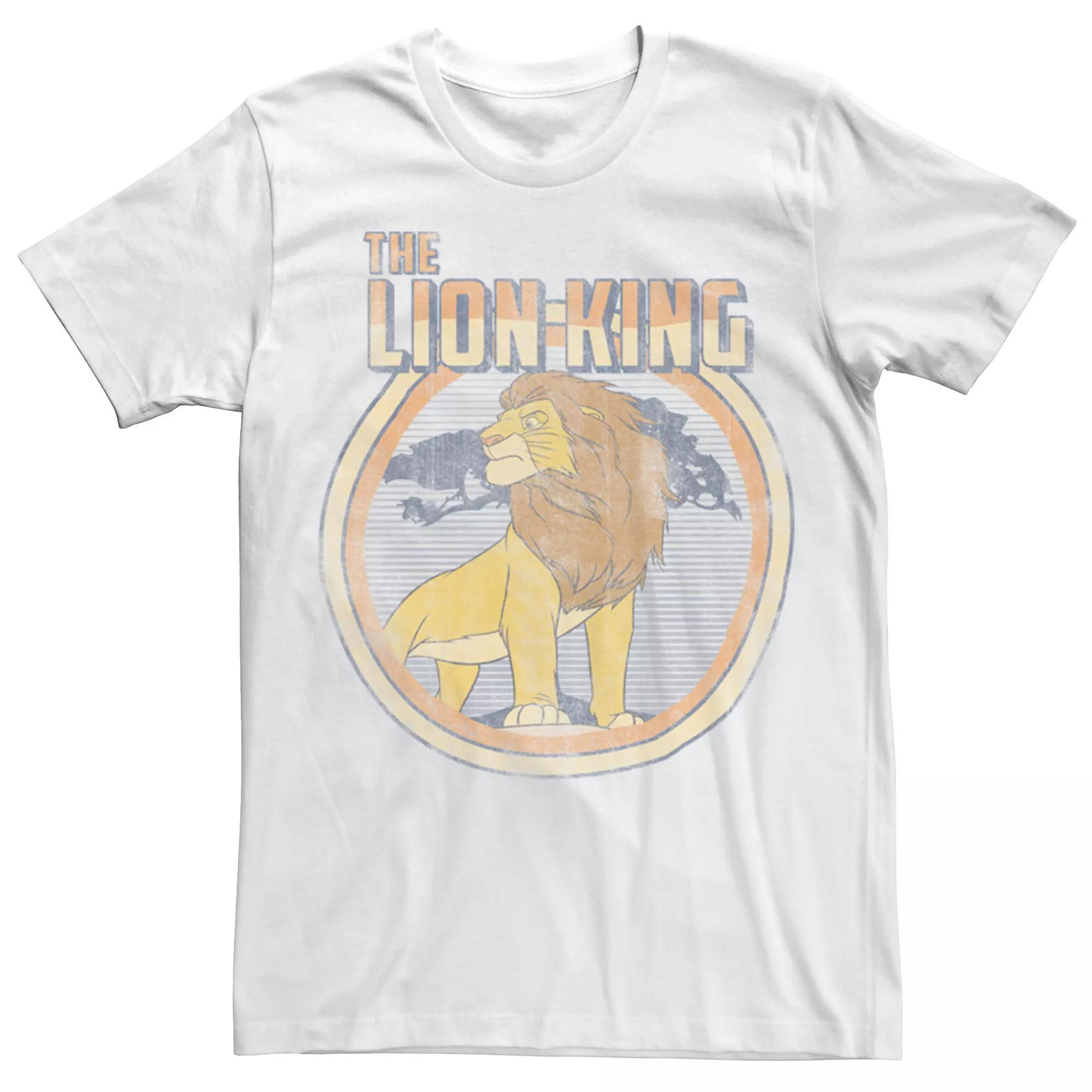Men's Disney's The Lion King Simba The New King Circle Logo Tee,  Product Image