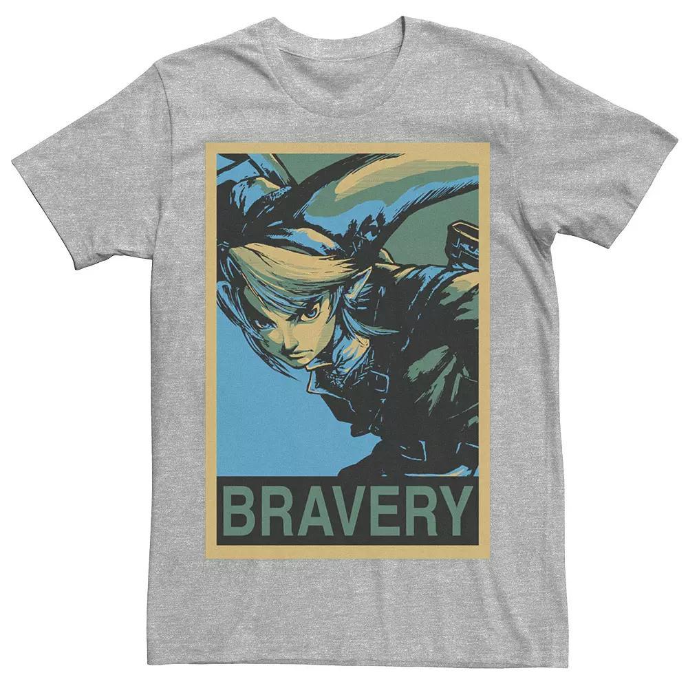 Men's Zelda Link Bravery Poster Tee,  Product Image