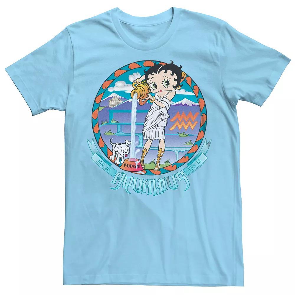 Men's Betty Boop Aquarius Horoscope Tee,  Product Image