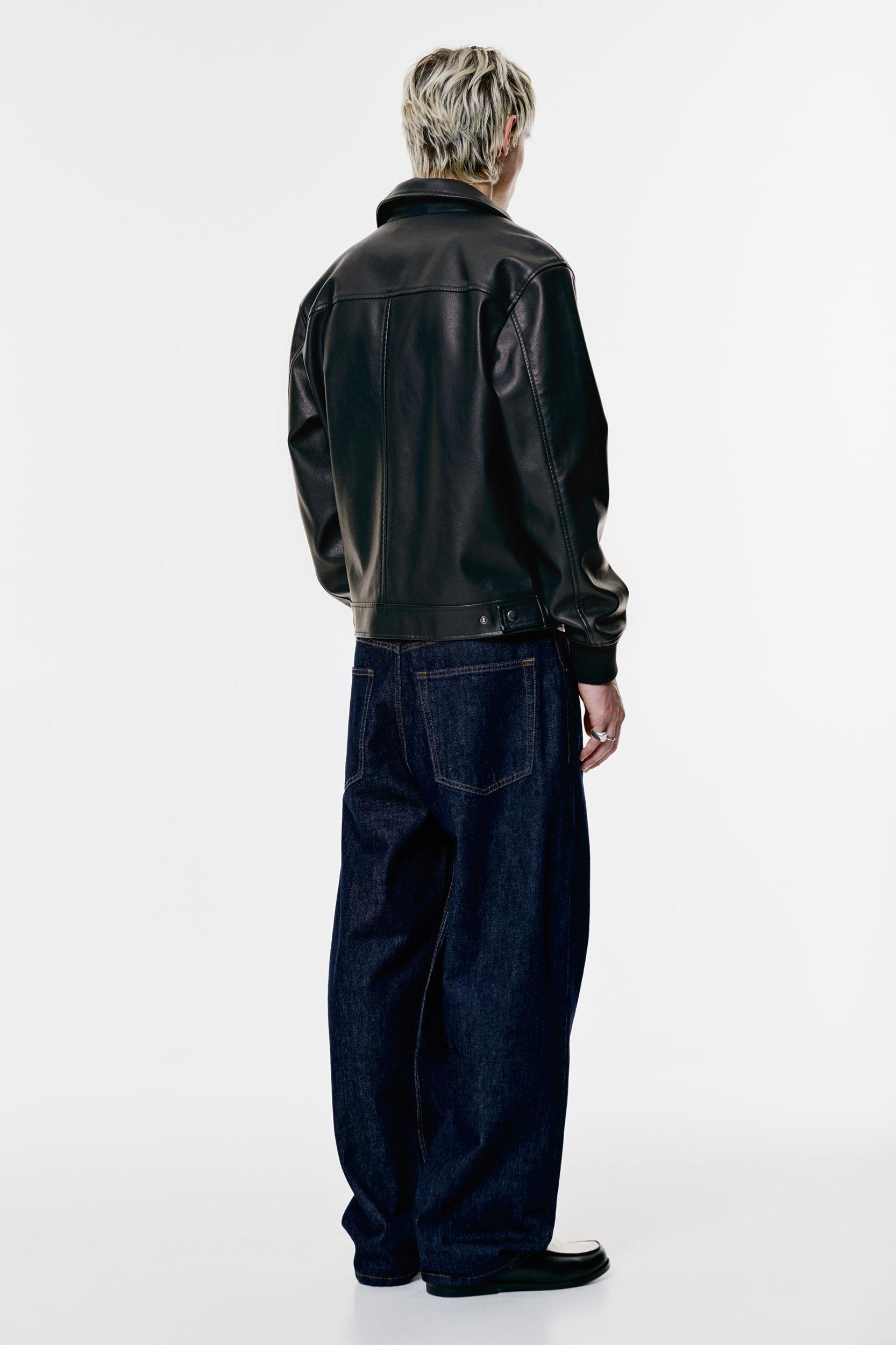 Leather effect jacket Product Image