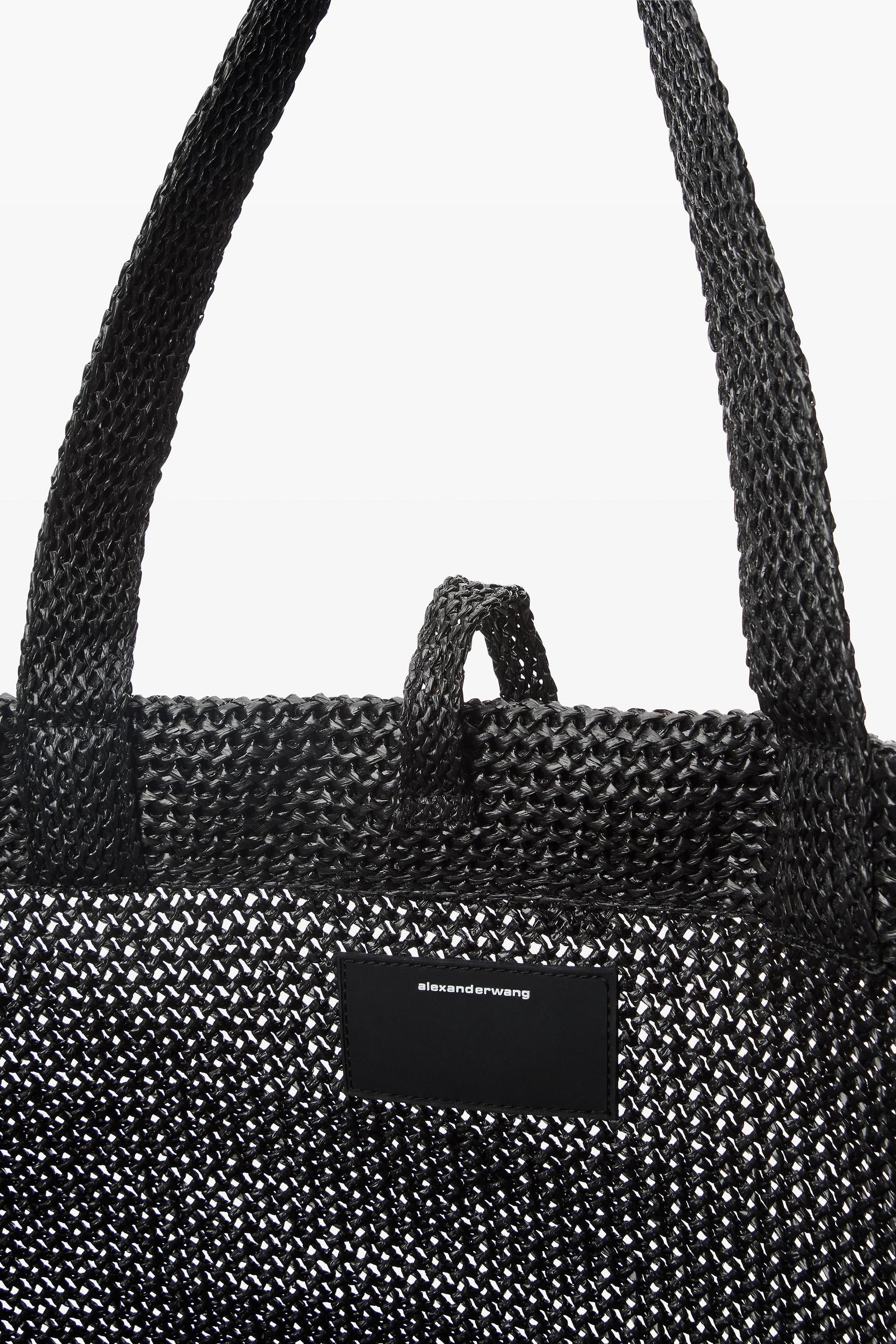 Punch Xl Tote Bag In Raffia Product Image