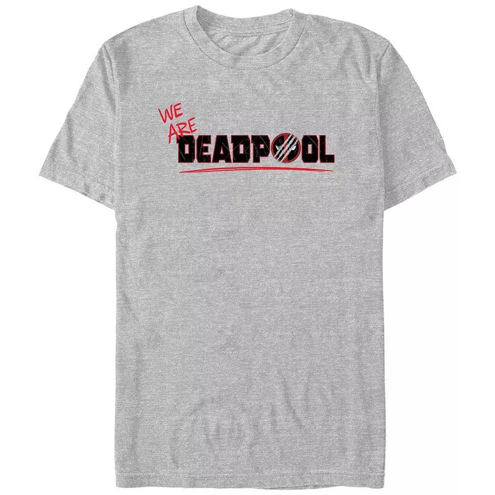 Men's Deadpool And Wolverine We Are Scratch Logo Graphic Tee,  Product Image