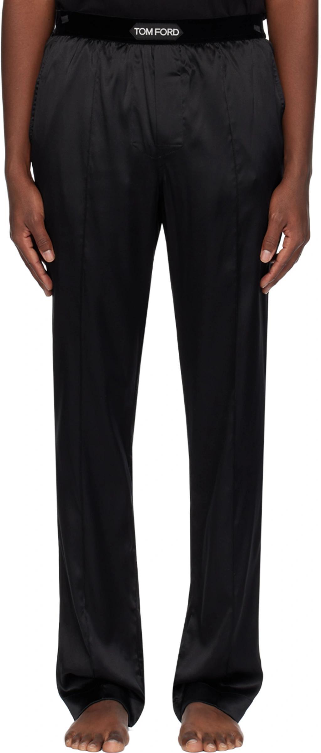 TOM FORD Black Silk Pajama Product Image