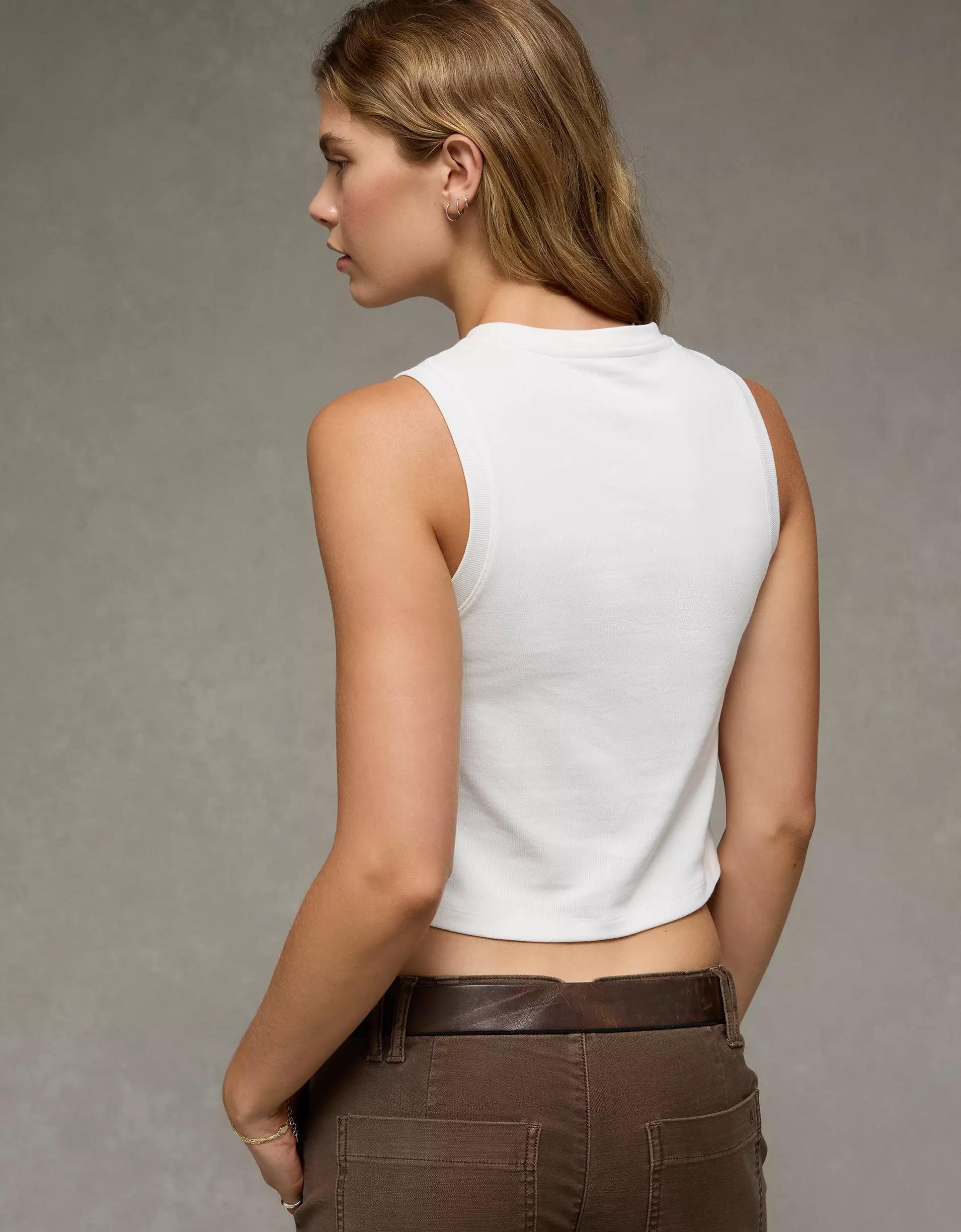 AE Button-Up Tank Top Product Image