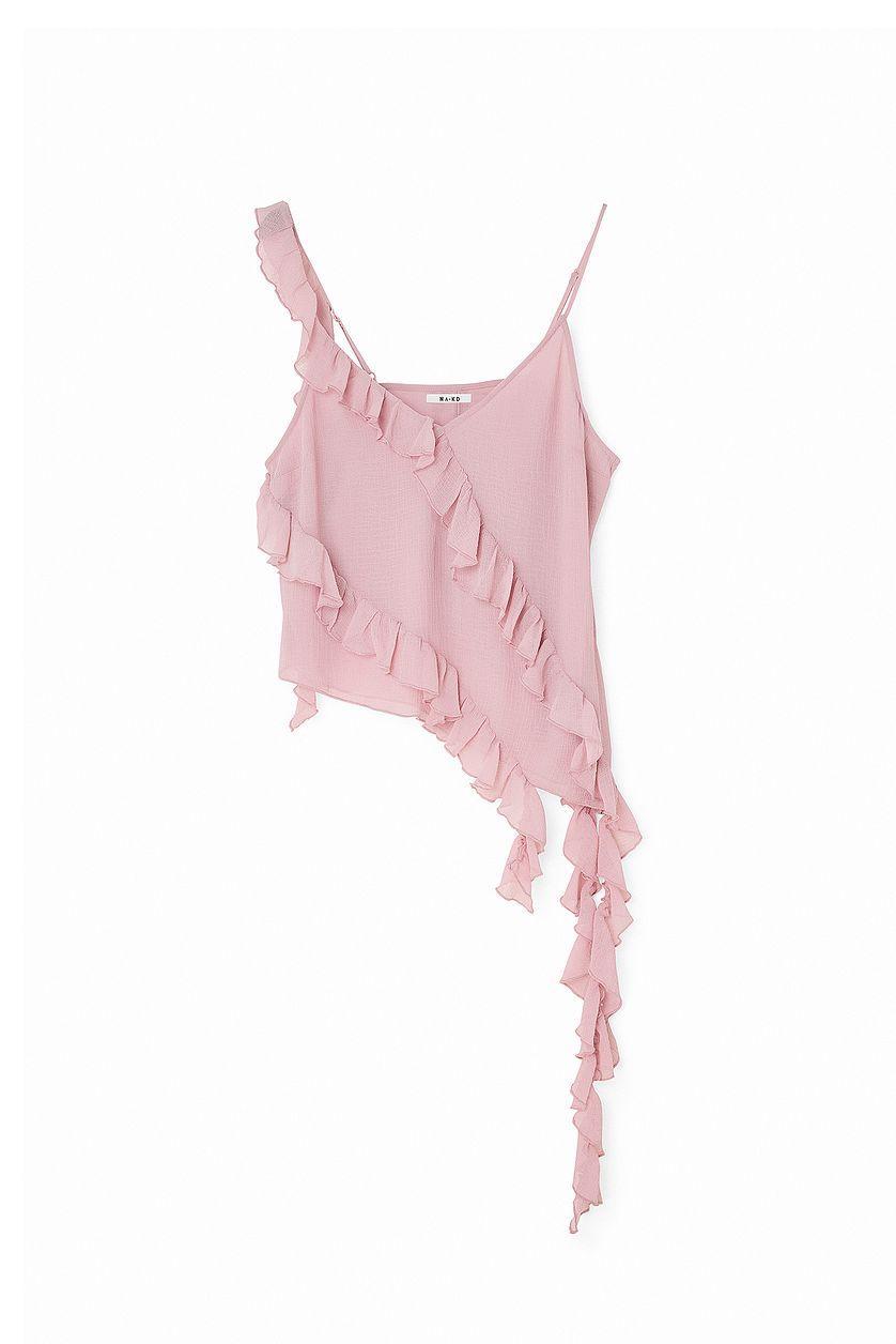 Ruffle Detail Chiffon Singlet Product Image