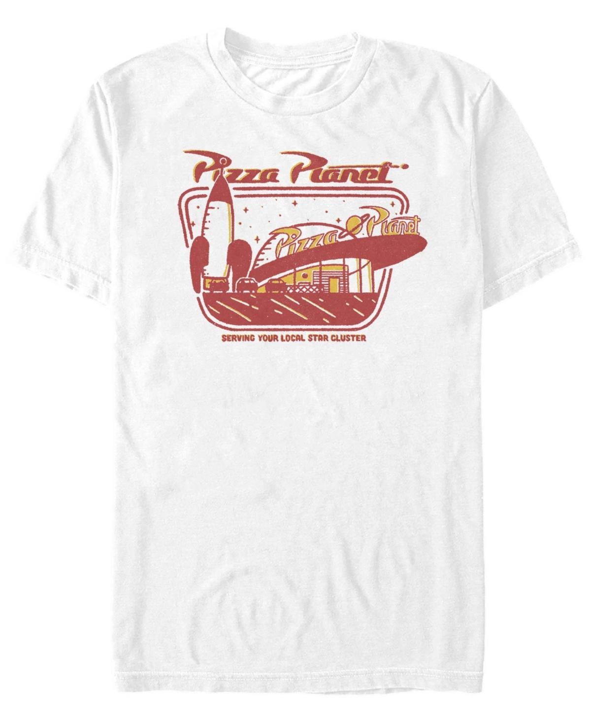 Disney / Pixar's Toy Story Men's Pizza Planet Stamp Graphic Tee, Size: Small, White Product Image