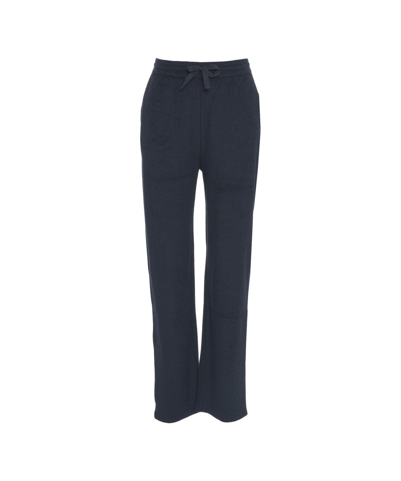 Wide leg joggers in terry cloth Product Image