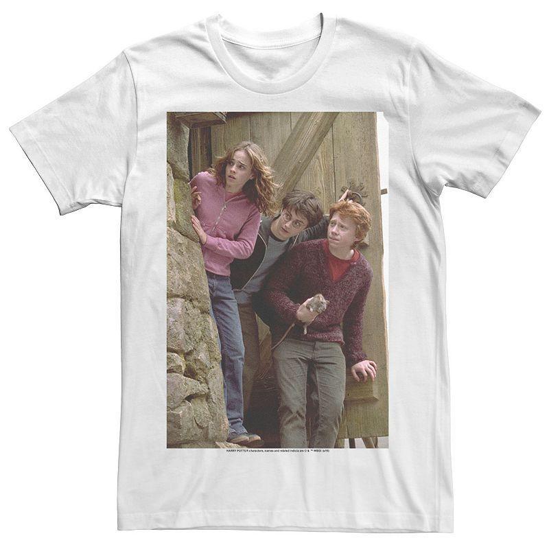 Mens Harry Potter Sneaking Around Group Shot Poster Tee Product Image