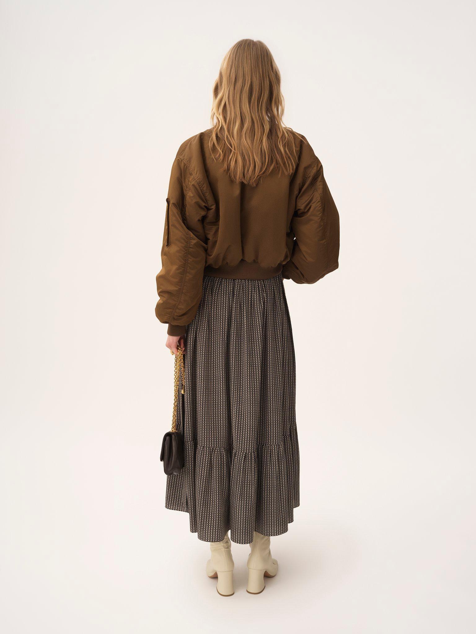 Bomber jacket in nylon Product Image