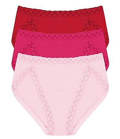 Three-Pack Bliss Cotton French-Cut Briefs Product Image