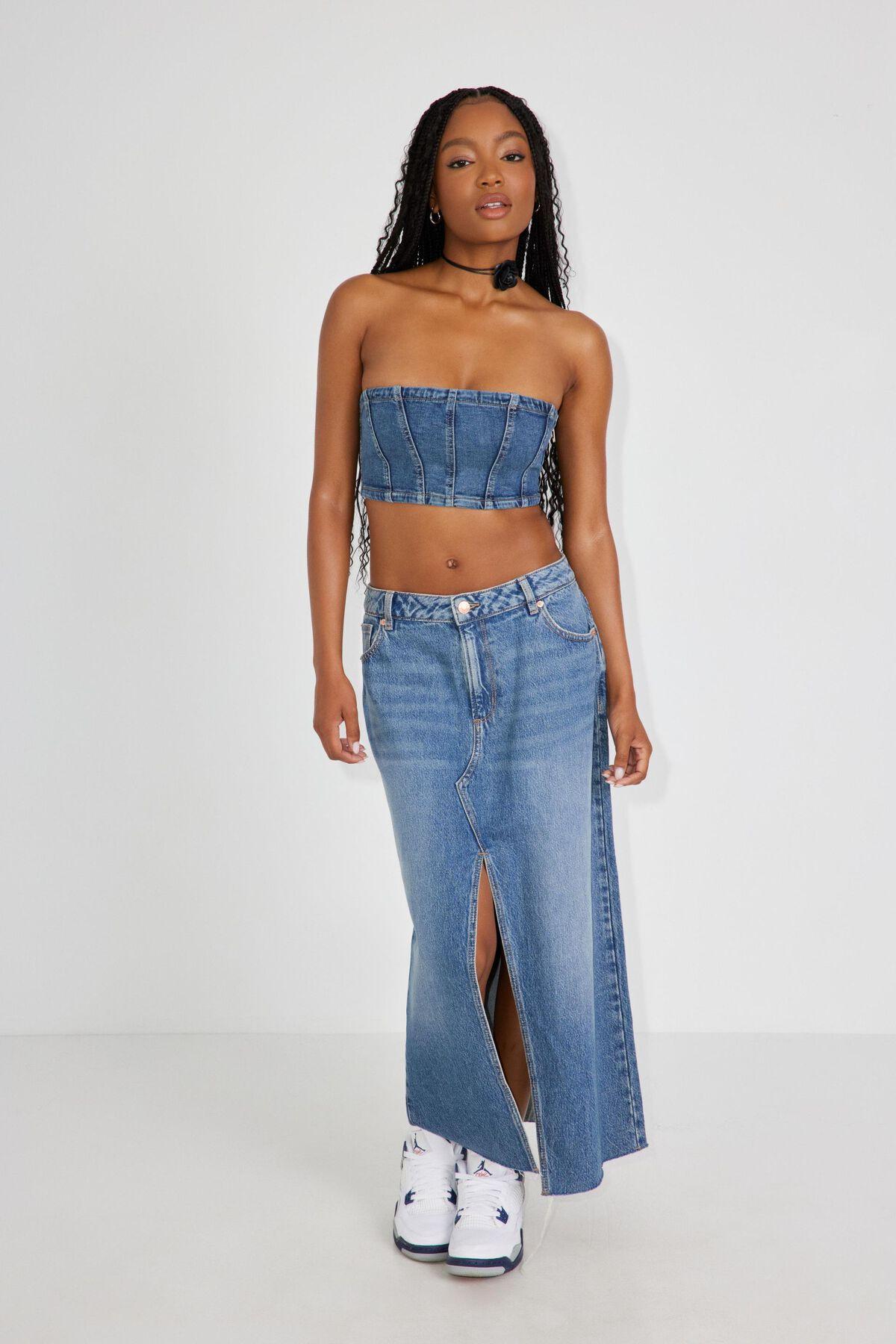 Denim Tube Top Product Image