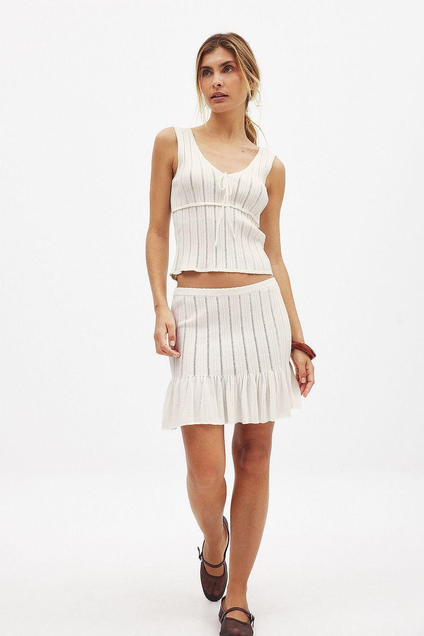 Knitted Bow Top Product Image