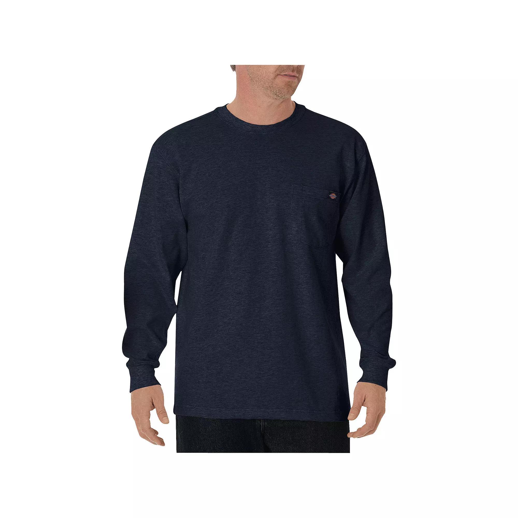 Men's Dickies Heavyweight Crewneck Long Sleeve Tee,  Product Image