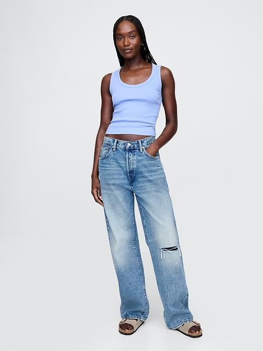 Organic Cotton VintageSoft Crop T-Shirt Product Image