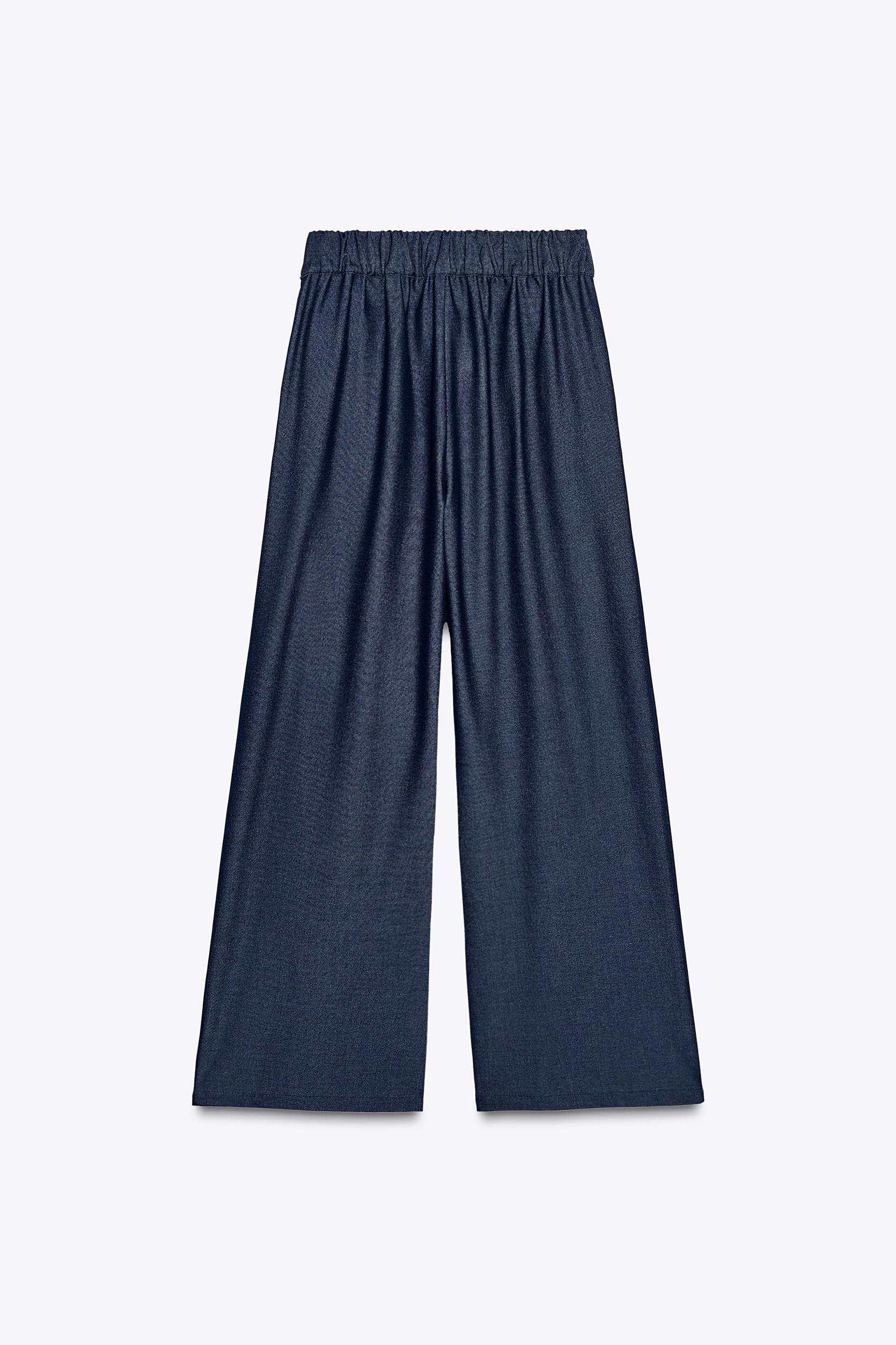 PLEATED WIDE LEG PANTS Product Image