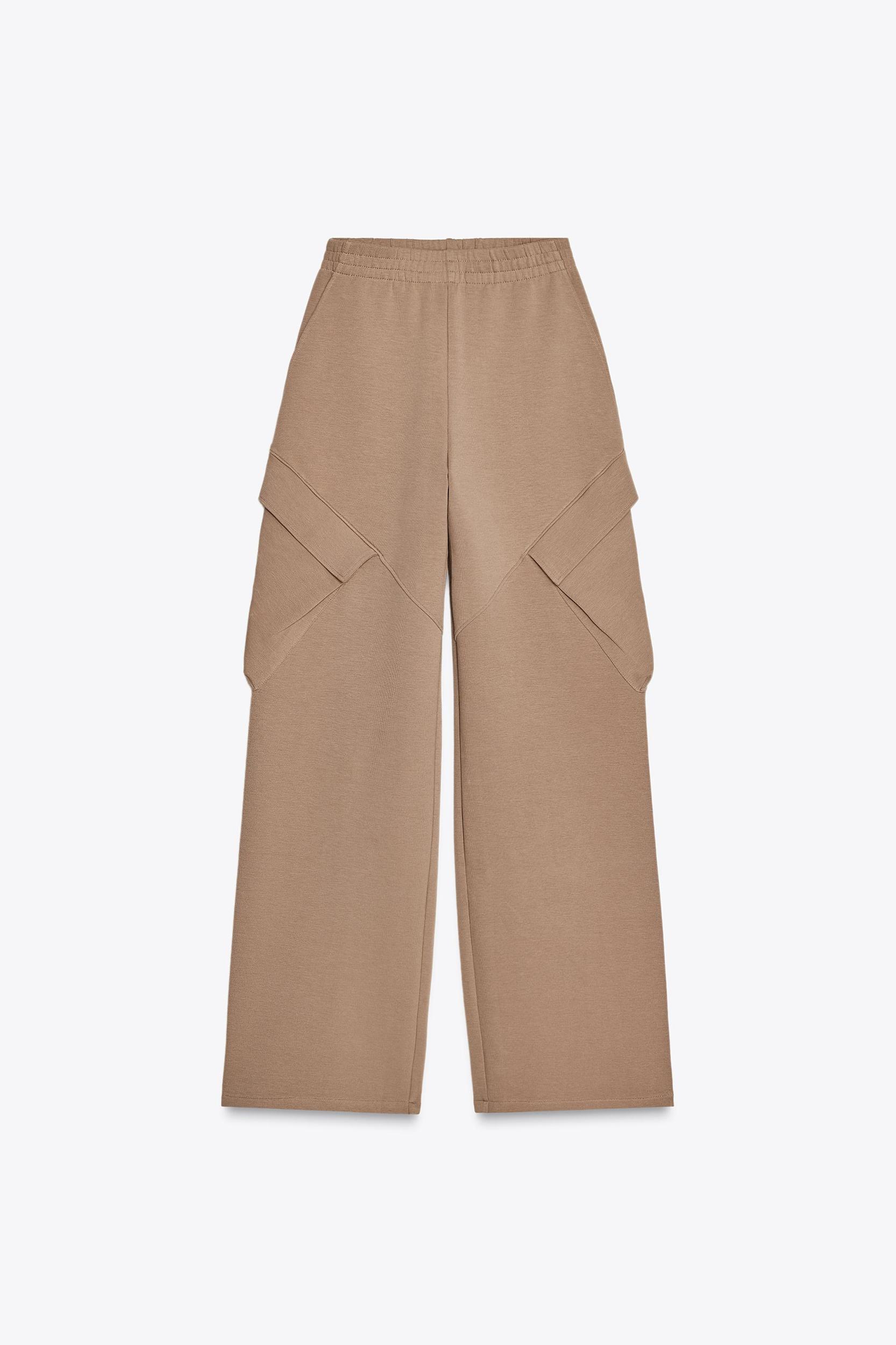 WIDE LEG CARGO PANTS Product Image