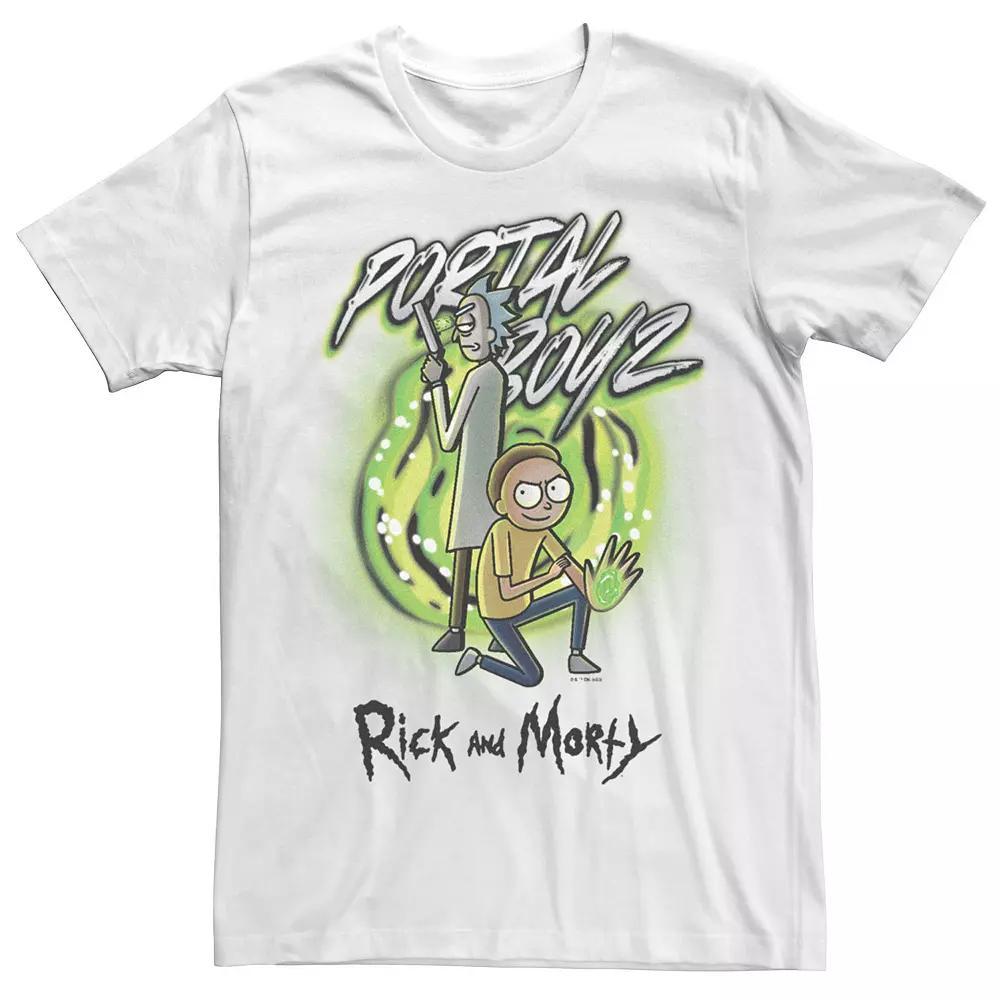 Men's Rick And Morty Portal Boyz Graphic Tee,  Product Image