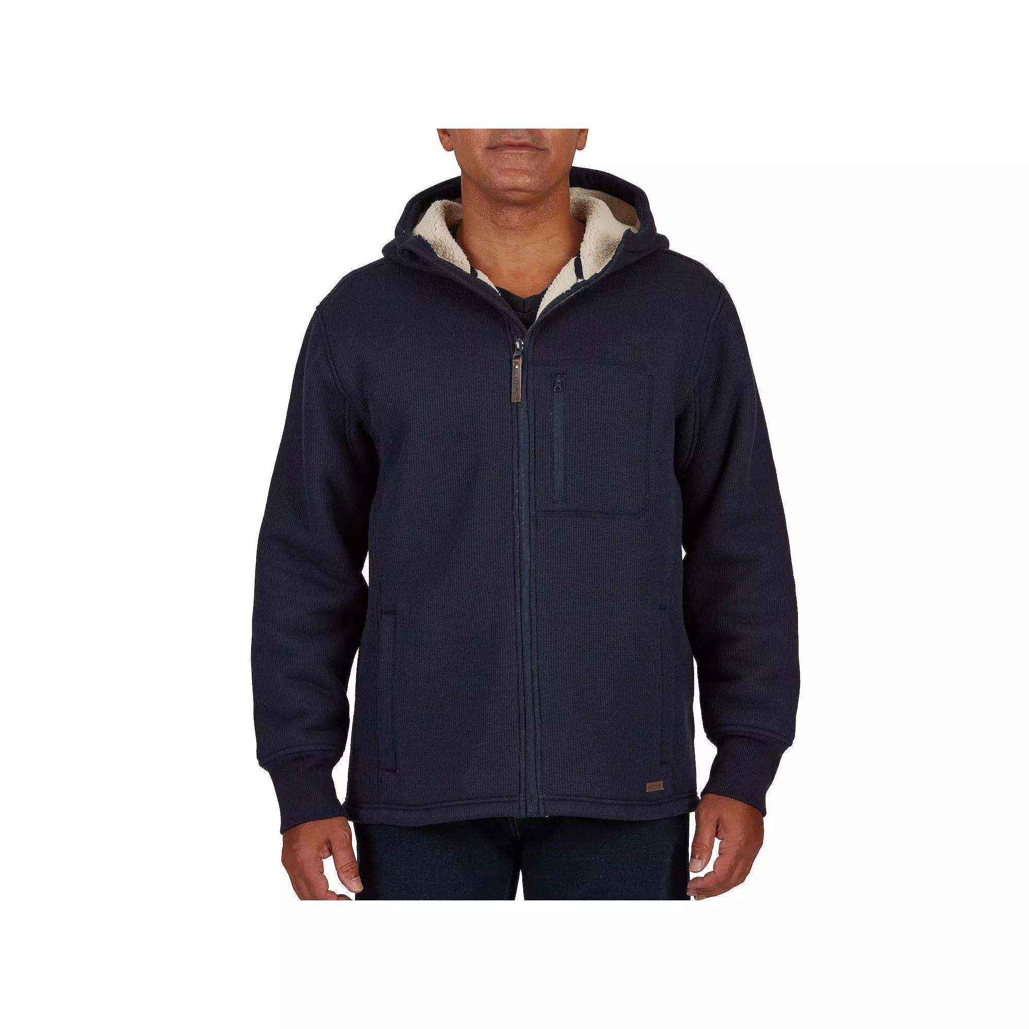 Men's Smith's Workwear Sherpa-Lined Hooded Thermal Shirt Jacket,  Product Image
