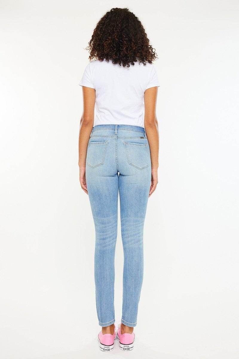 Mid Rise Super Skinny Jeans Product Image