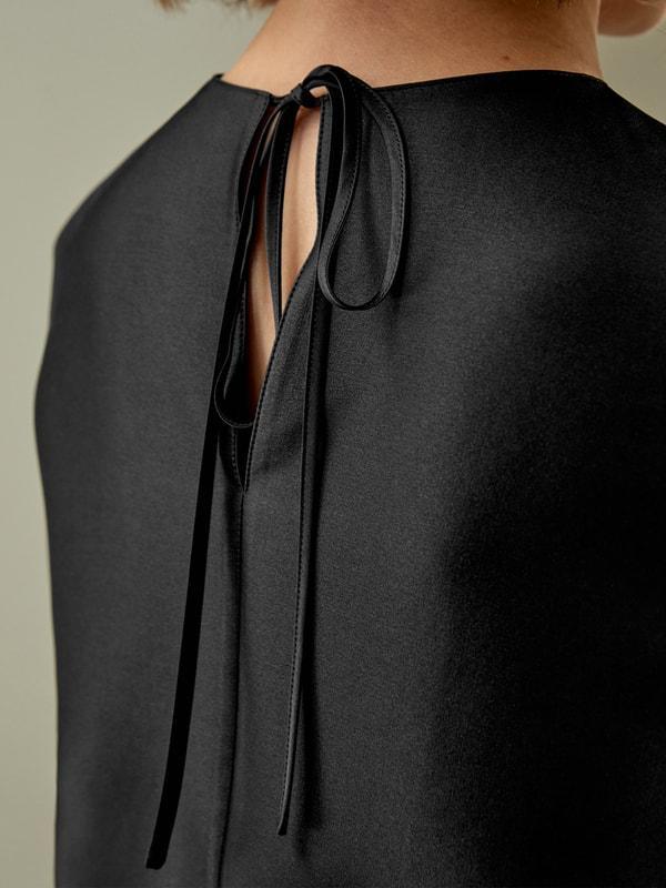 Relaxed Silk Crewneck Blouse Product Image