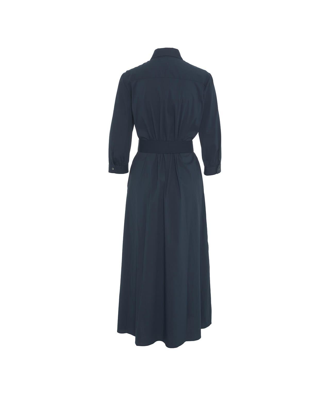 Maxi dress with waist belt Product Image