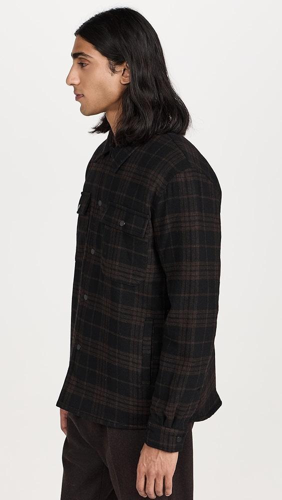 Norse Projects Hjalmer Insulated Wool Check Overshirt | Shopbop Product Image