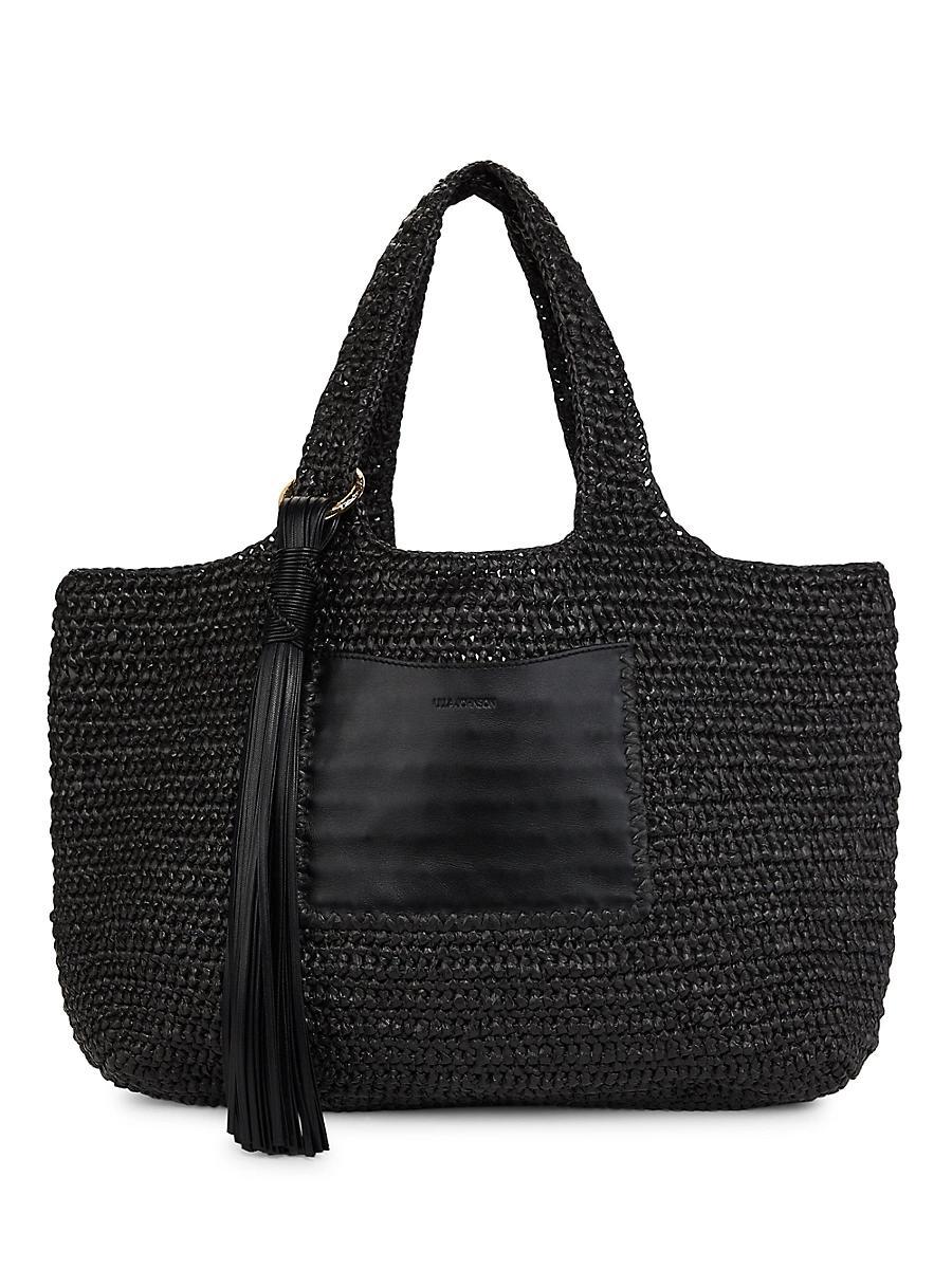 Womens Kamari Raffia Tote Bag Product Image