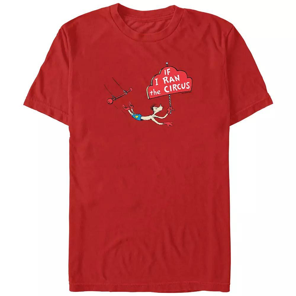Men's Dr. Seuss If I Ran The Circus Graphic Tee, Size: XL, Red Product Image