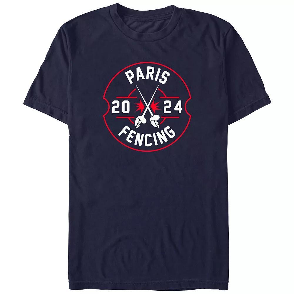 Men's Fencing Paris 2024 Graphic Tee,  Product Image
