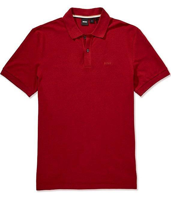 Hugo Boss BOSS Pallas Pima Cotton Short Sleeve Polo Shirt Product Image