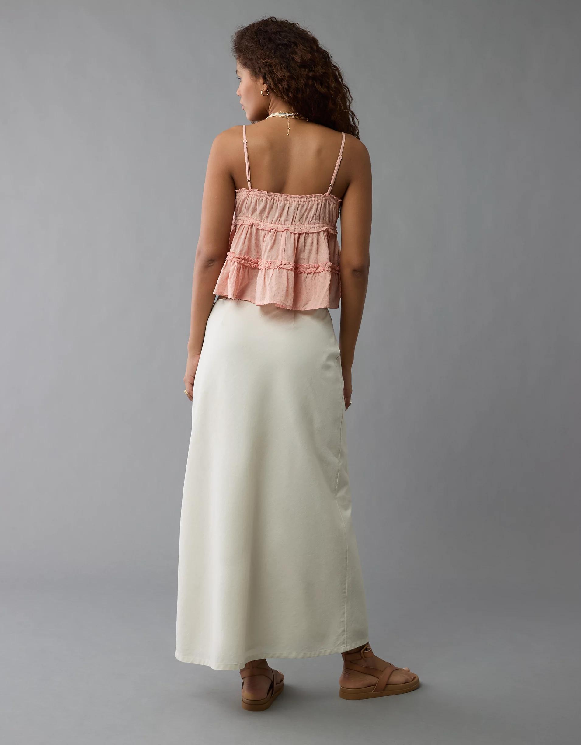 AE Ruffle Babydoll Tank Top Product Image