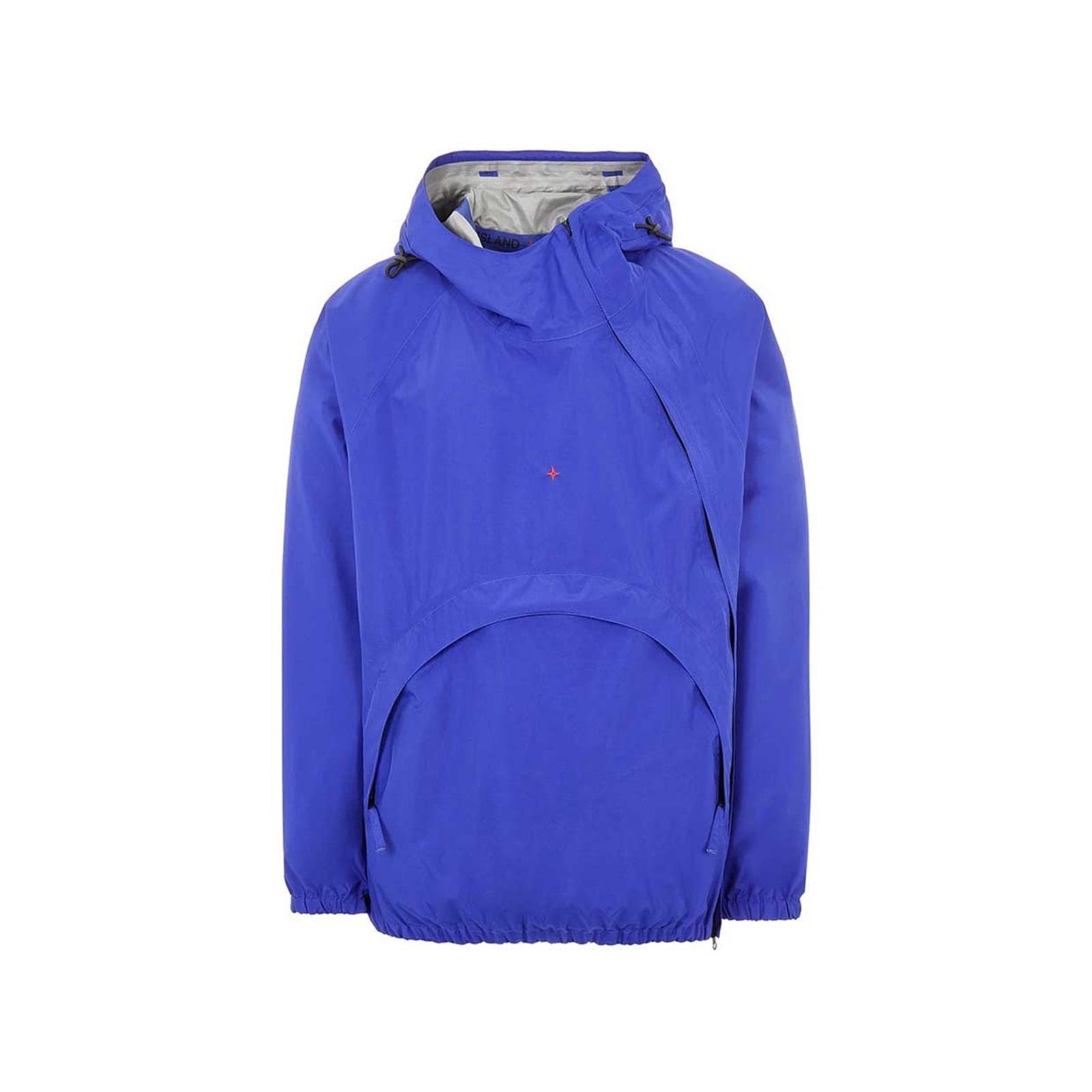 STONE ISLAND Marina 3l Hooded Jacket In Blue Product Image