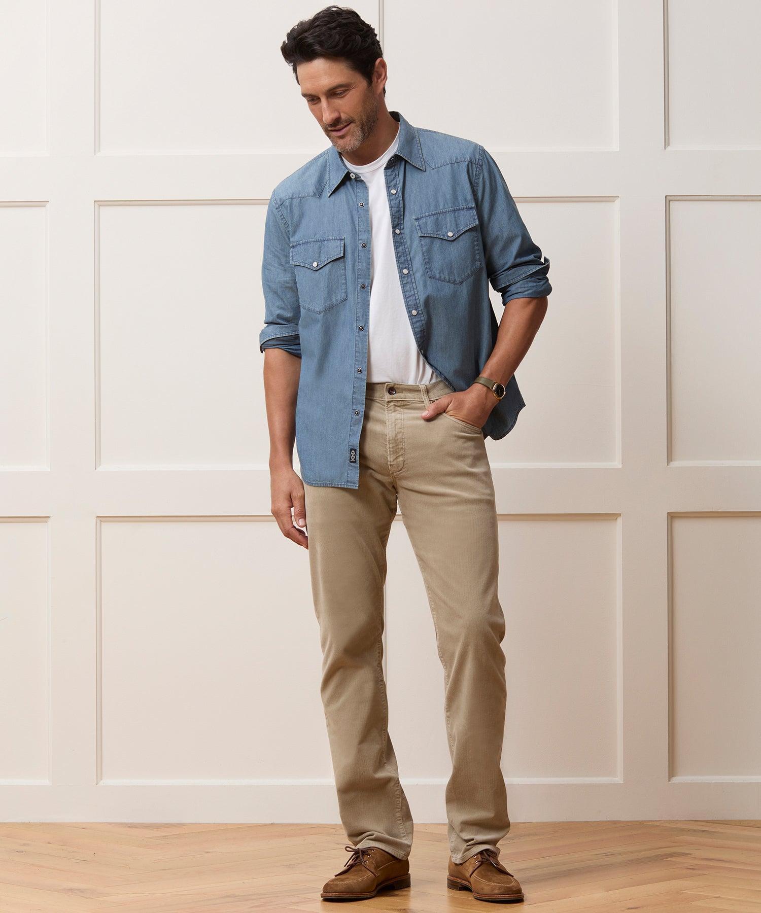 Straight 5-Pocket Corduroy Pant Product Image