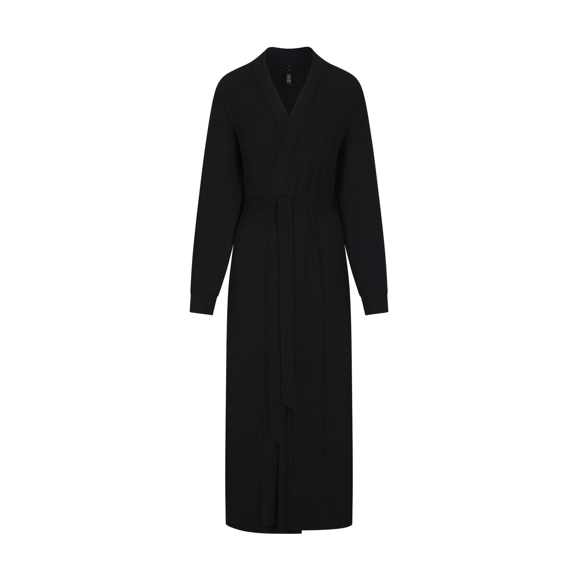 SOFT LOUNGE LONG ROBE | ONYX Product Image