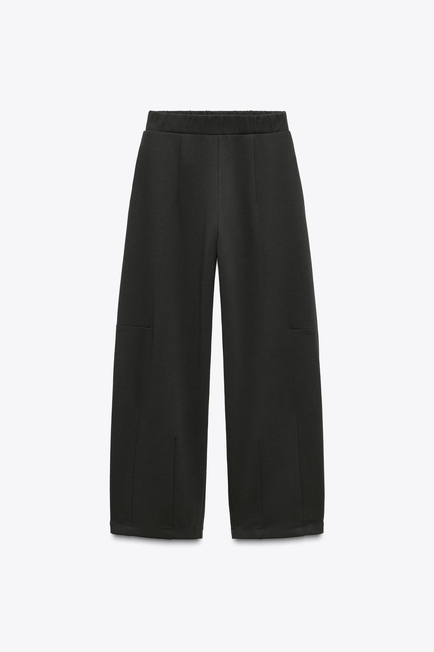 CREPE WIDE LEG PANTS Product Image