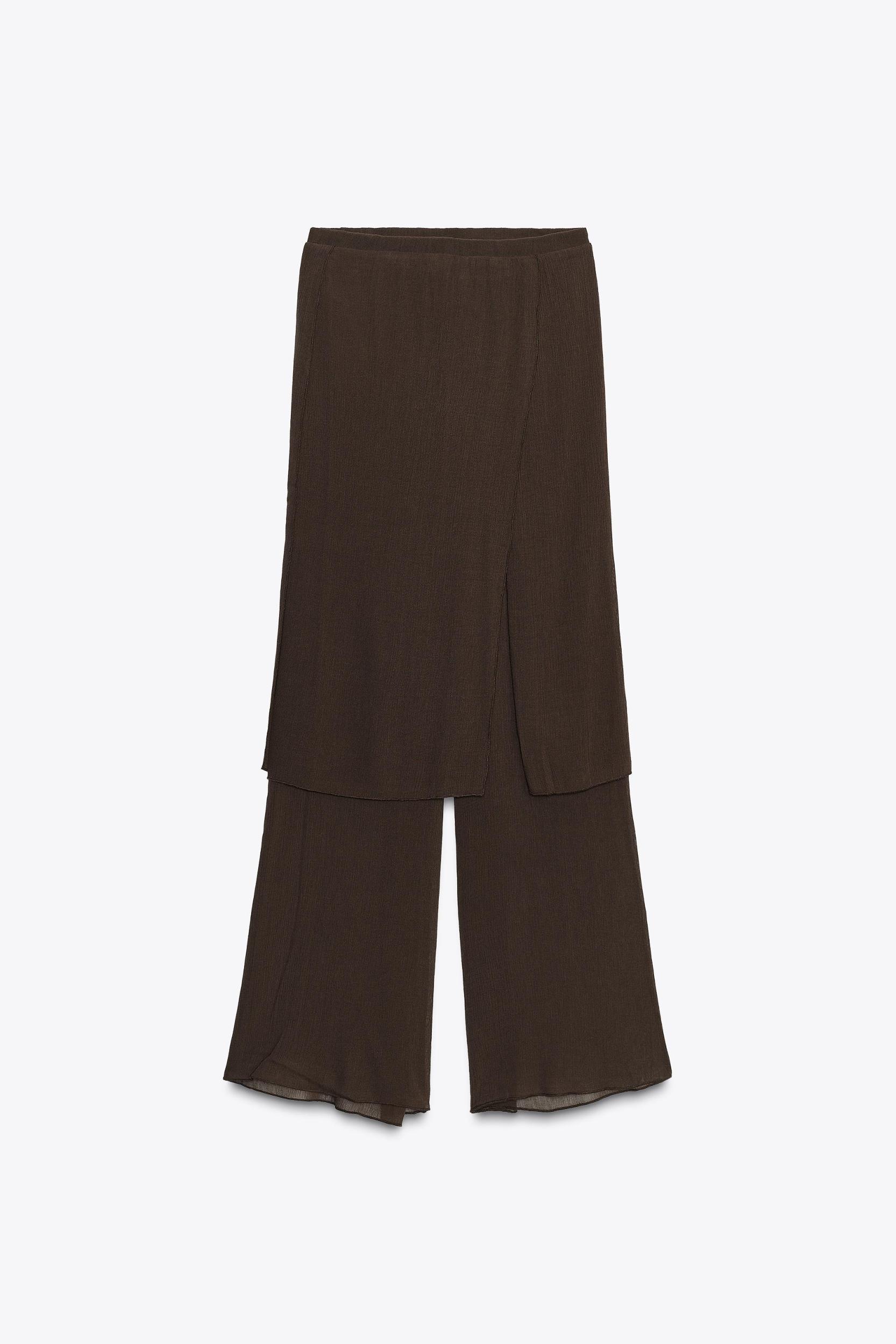 WIDE LINEN PANTS Product Image