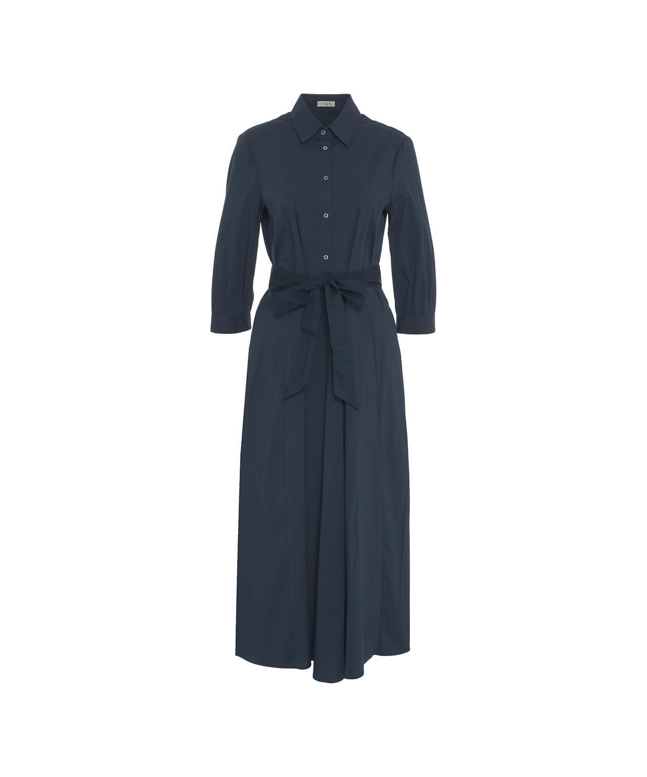 Maxi dress with waist belt Product Image