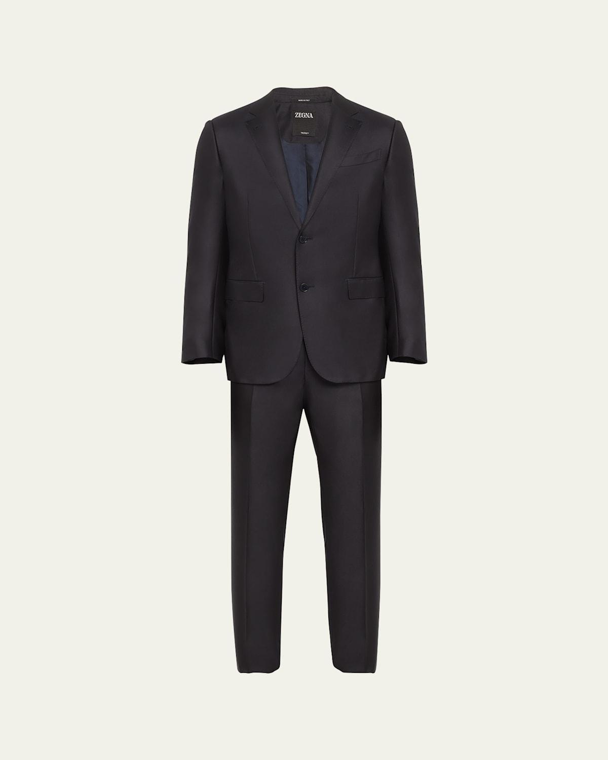 Mens Tailored Wool Barathea Tuxedo Product Image