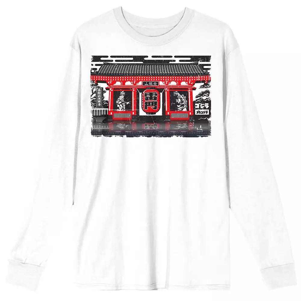 Men's Godzilla Classic Shin Long Sleeve, Size: Large, White Product Image
