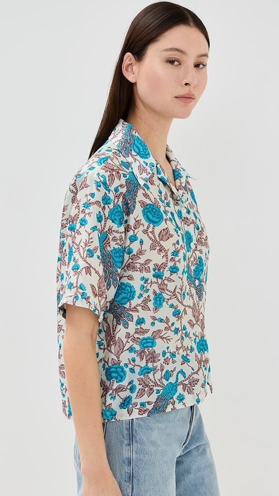 Alix of Bohemia Stevie Peacock Plume Shirt | Shopbop Product Image