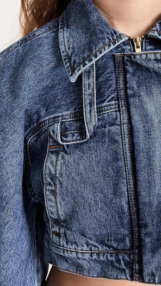 Jacquemus La Veste De Nimes Meio Denim Jacket | Shopbop Product Image