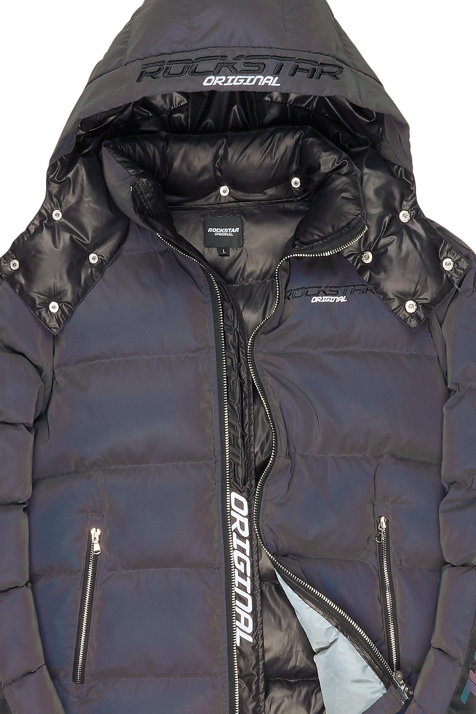 Magic Reflective Puffer Jacket Male Product Image