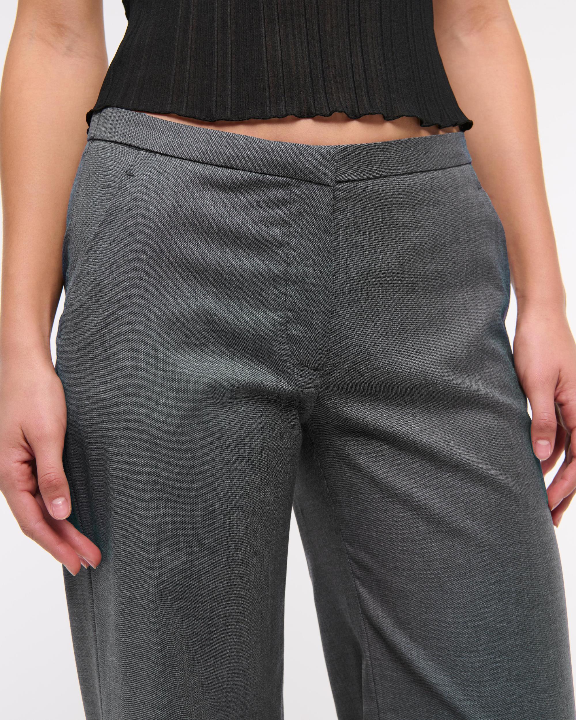Low Rise Clean Tailored Wide Leg Pant Product Image