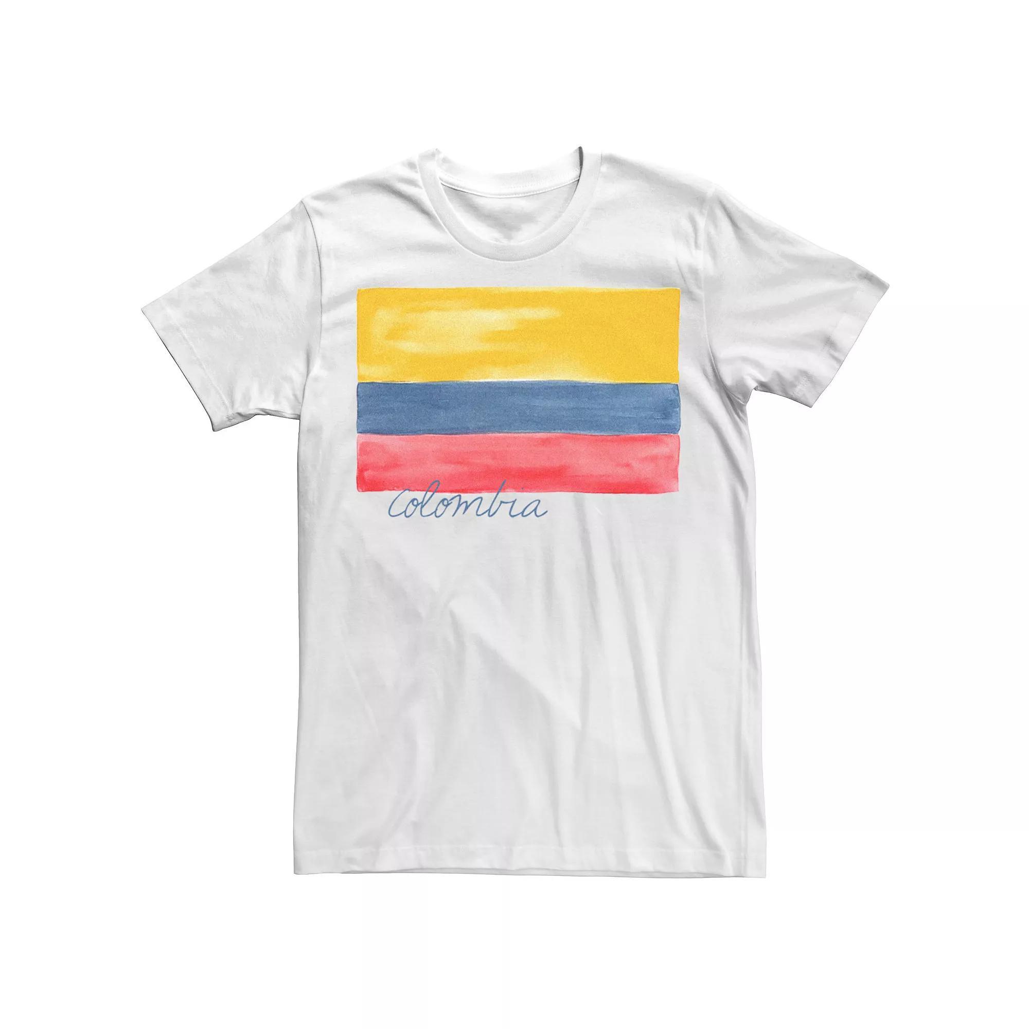 Men's HHM Colombia Flag Watercolor Tee,  Product Image
